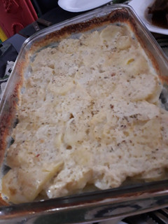 Una foto de Papas a la crema