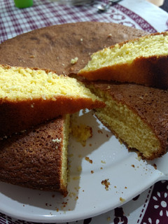 Una foto de Torta de Mandarina en licuadora