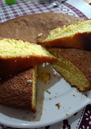 Una foto de Torta de Mandarina en licuadora