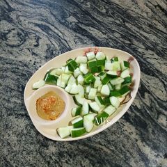 A picture of Cucumber peanut dip sauce.