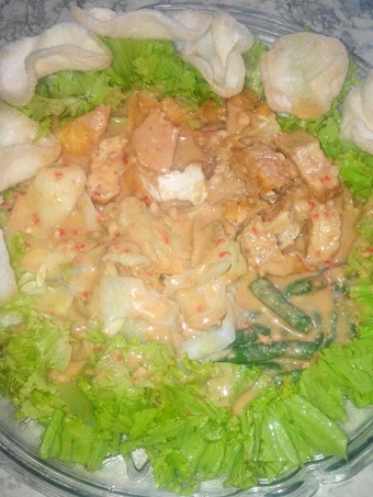 Langkah Gampang Membikin Resep Gado - Gado Sidoarjo Jatim(Bumbu Kacang Dg Ketela Atau Ubi) yang Enak Banget Anti Ribet, Bikin Ngiler