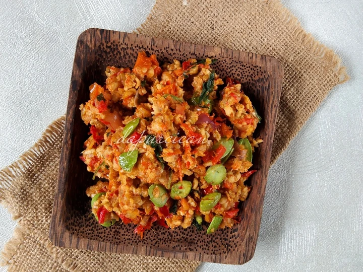 Easy Steps Make Recipes 7 | Sambel Tempe Pete the Awesome  Can Pamper Your Tongue.