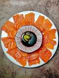 Sashimi Cá Hồi - Chấm Nước Tương Wasabi