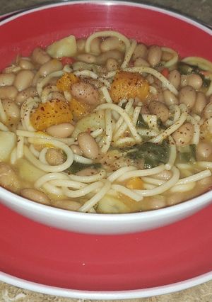 Una foto de Porotos con rienda