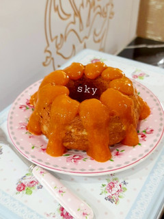 عکسی از دستور کیک خرمالو ۲