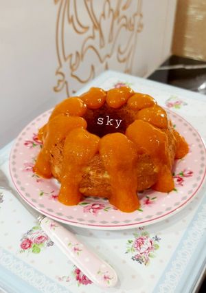 عکسی از دستور کیک خرمالو ۲