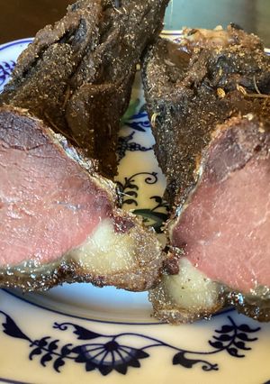A picture of California Farm Airfryer Dried Biltong Meat.