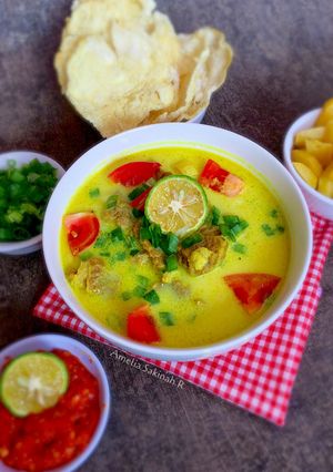 Foto resep Soto Kuning Bogor