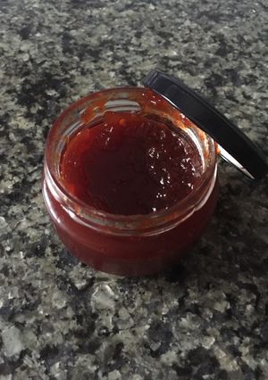 Una foto de Mermelada de pimientos asados