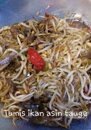 Foto resep Tumis ikan asin tauge