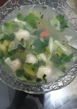 Foto resep Sup bakso ayam