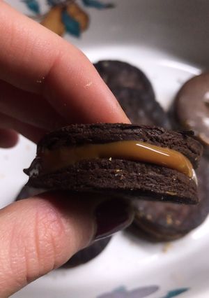 Una foto de Alfajores masa sablé