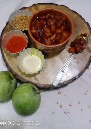 A picture of Instant Mango Pickle.