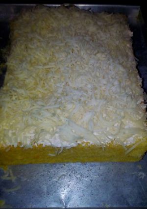 Foto resep BOLU KEJU Tanpa SP & Emulsifier(Cheddar Chesse Sponge Cake)
