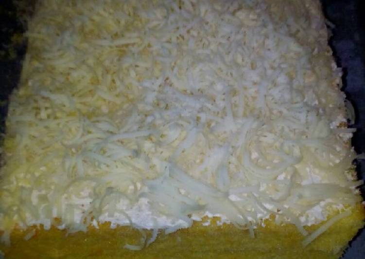 BOLU KEJU Tanpa SP & Emulsifier(Cheddar Chesse Sponge Cake)
