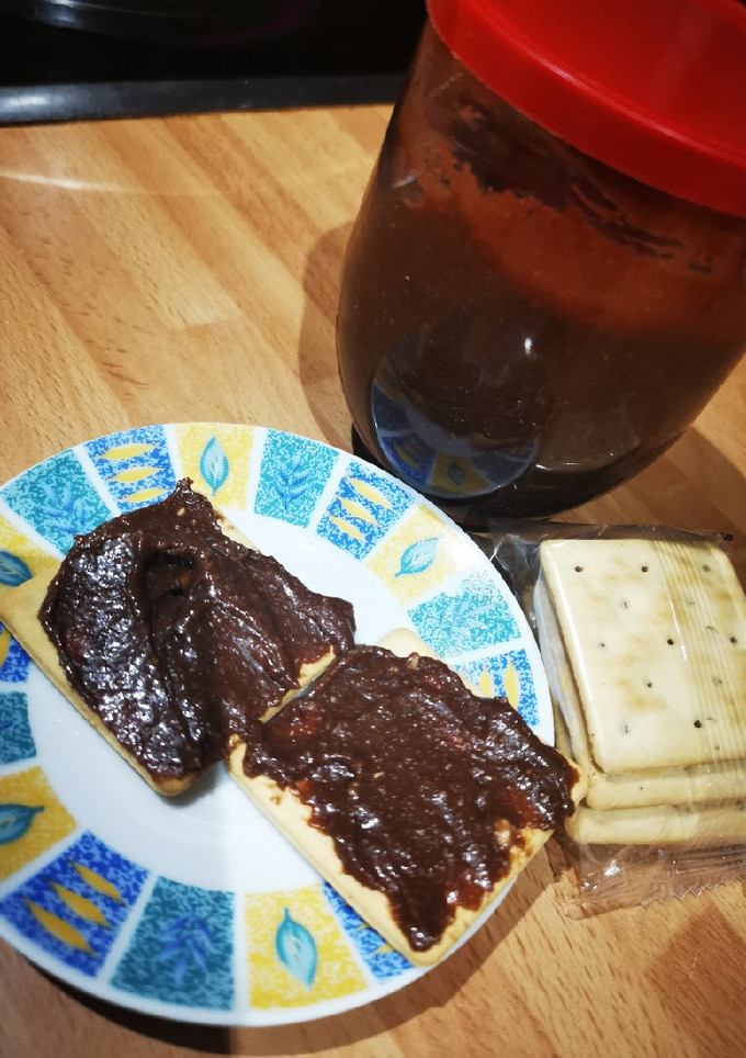 Una foto de Crema de cacao y Avellanas gluten free