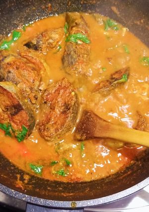 Foto resep Ikan Tuna Bumbu Kuning Pedaas 🔥