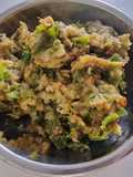 Thecha (green chili and garlic chutney)