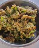 Thecha (green chili and garlic chutney)