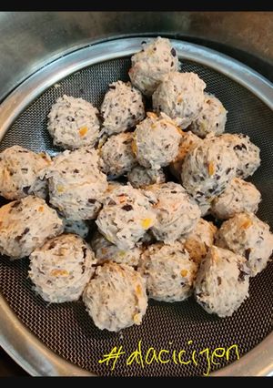 Foto resep Bakso Louwha (bakso rambutan)