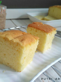 Foto resep Sponge cake keju no bp/sp