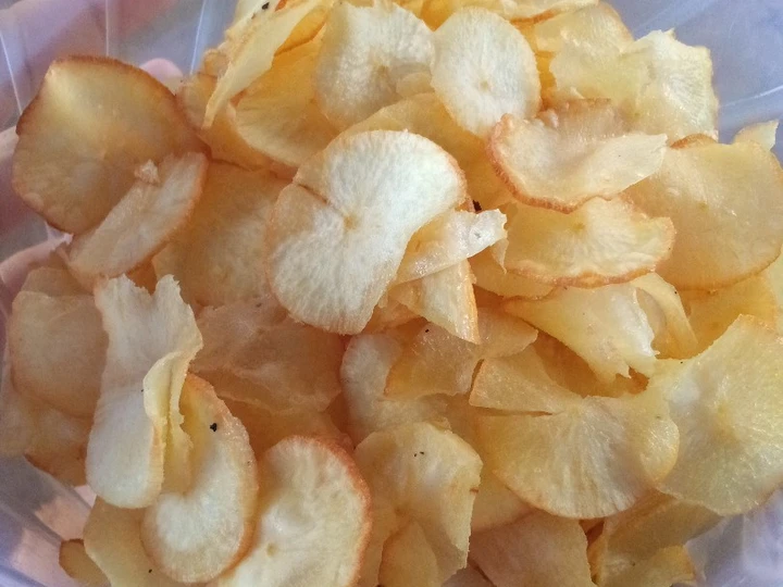 Cara Gampang Membikin Resep Kripik singkong original yang Enak Banget Anti Ribet, Lezat Sekali