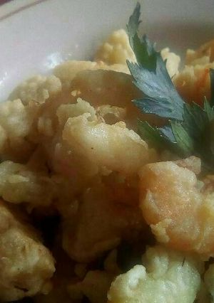 Foto resep Udang Cumi Crispy + saus asam manis