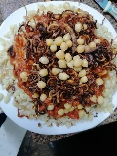 صورة لوصفة كشري مصري 😋😋