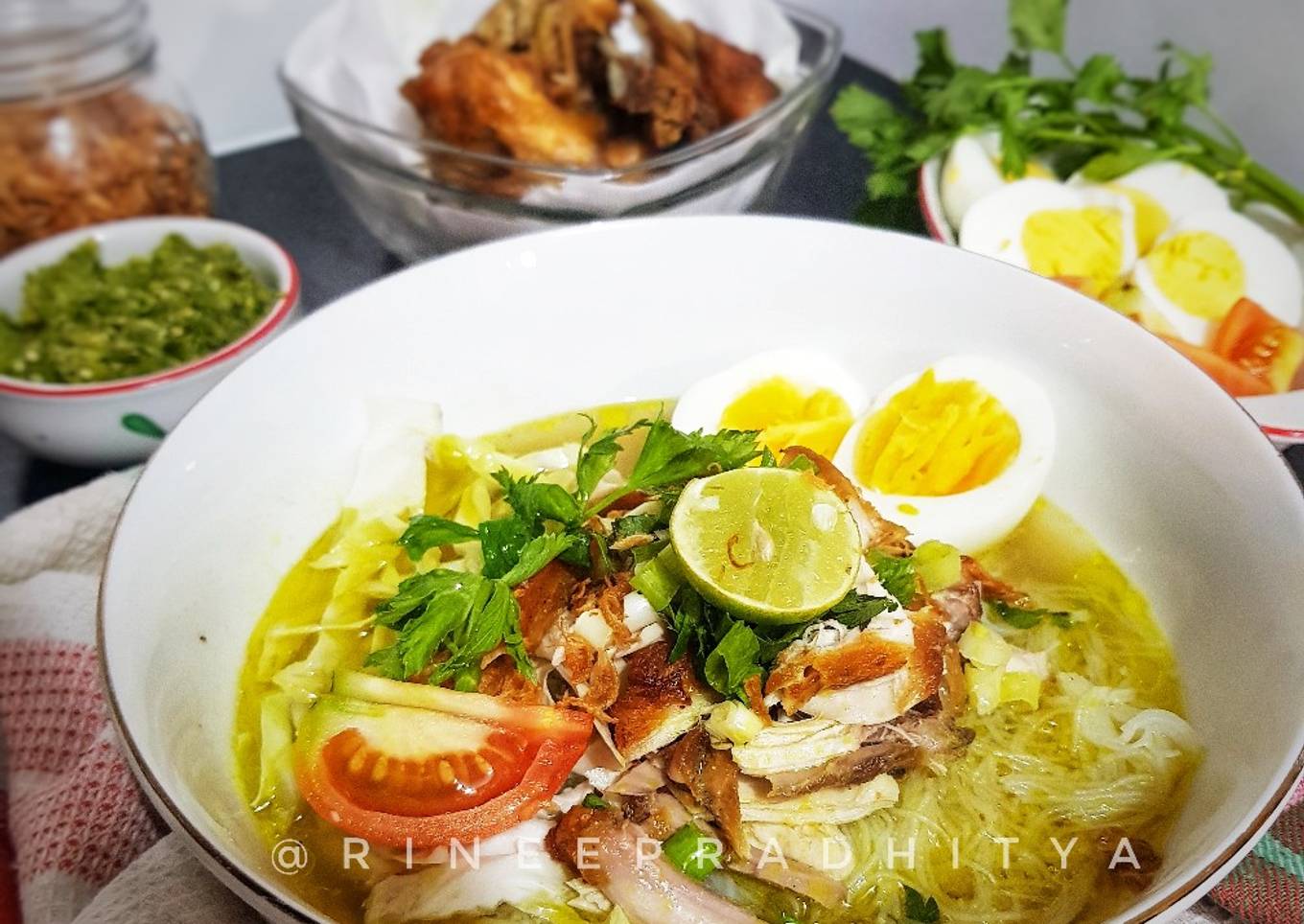 Soto ayam kampung bumbu kuning anti gagal👌