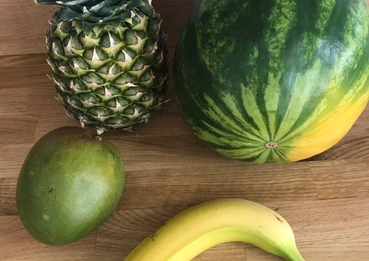 Steps to Prepare Super Quick Homemade Watermelon smoothie 🍉