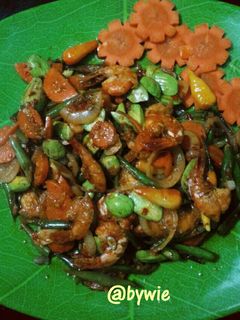 Foto resep Tumis Jingga Udang Petai