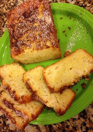 Una foto de Budin de manzanas