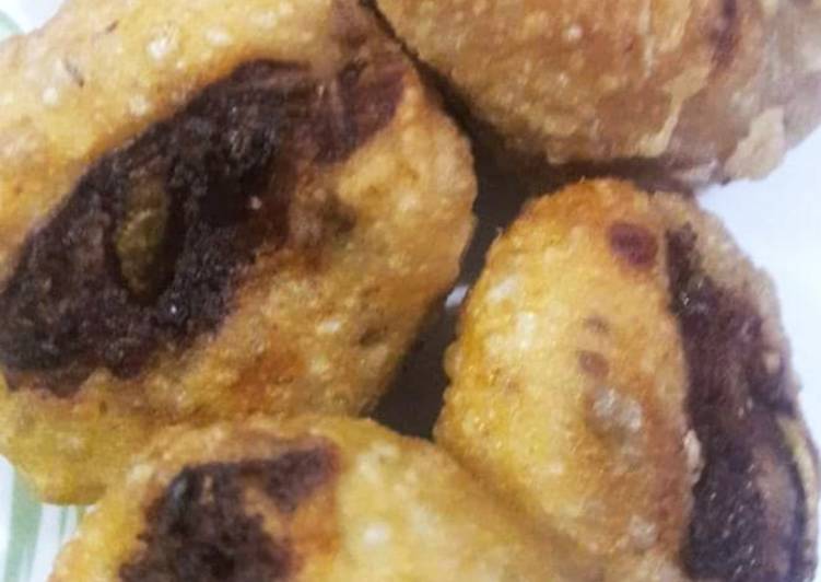 Pin wheels samosa