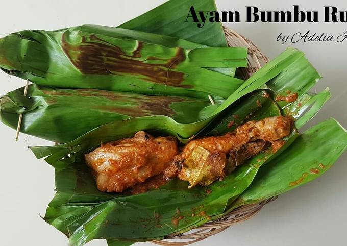 Resep Ayam Bumbu Rujak Sehat (tanpa minyak tanpa MSG), Menggugah Selera