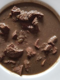 Una foto de Riñones en salsa