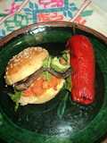 Semita Rolls with Achiote Pork and Mushrooms