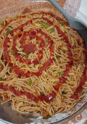A picture of Spaghetti.