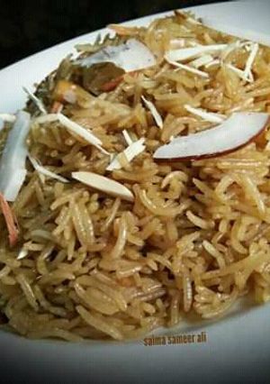 A picture of Gurrh walay chawal by saima sameer ali. #cookpadapp.