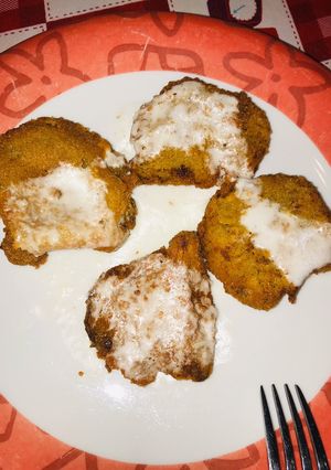 O poză a rețetei Șnițel de Pleurotus cu mujdei (de post).