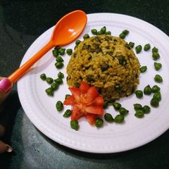 A picture of Tomato chana rice.