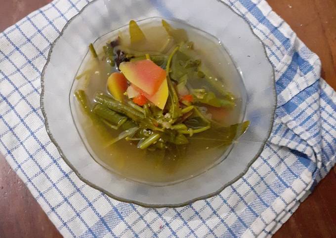 Sayur Asem PKK (Pepaya, Kangkung,  Kacang Panjang)