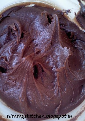 A picture of Chocolate Frosting.
