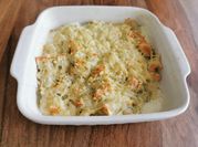 Une photo de gratin de ravioles au four