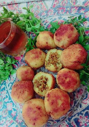 عکسی از دستور توپ سوخاری خوشمزه