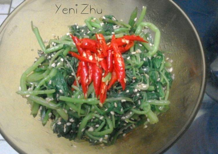 Sigeumchi Namul / Bayam Rebus Minyak Wijen (Banchan / Korean Sid