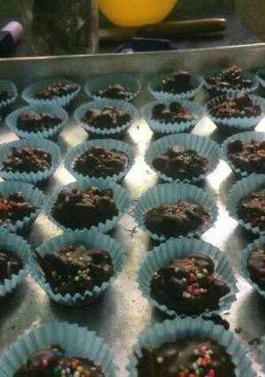 Foto resep Kue Kacang Coklat