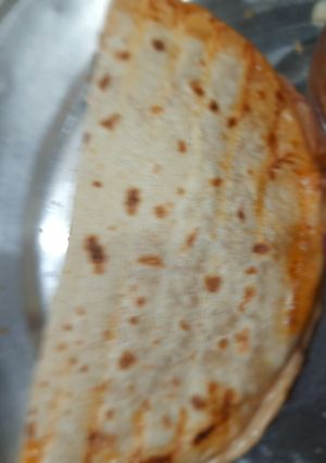 A picture of Leftover Mayo chapati.