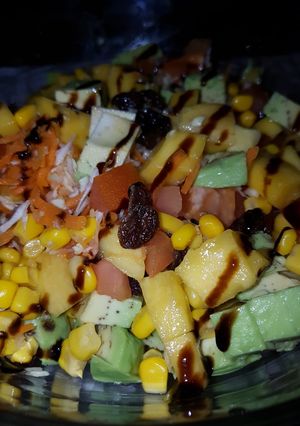Una foto de Ensalada de mango