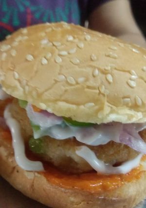 A picture of Spicy burger.