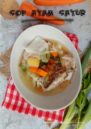 Foto resep Sop sayur dan ayam